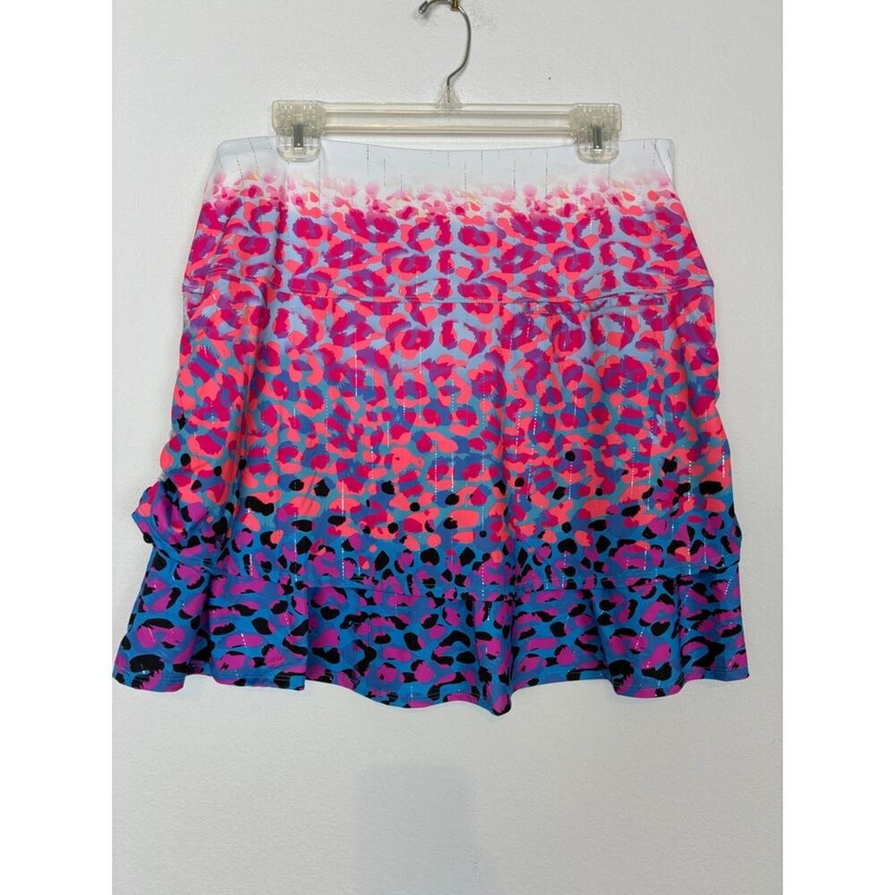 Lucky in Love NWT Tennis Skort Layered w/ pull cord side ruching
